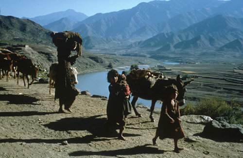 Afghanistan, Koochi in the Kunar Valley, on the way to Nuristan